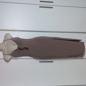 MistyRose Elegant Tan Spaghetti Strap Dress Size XS